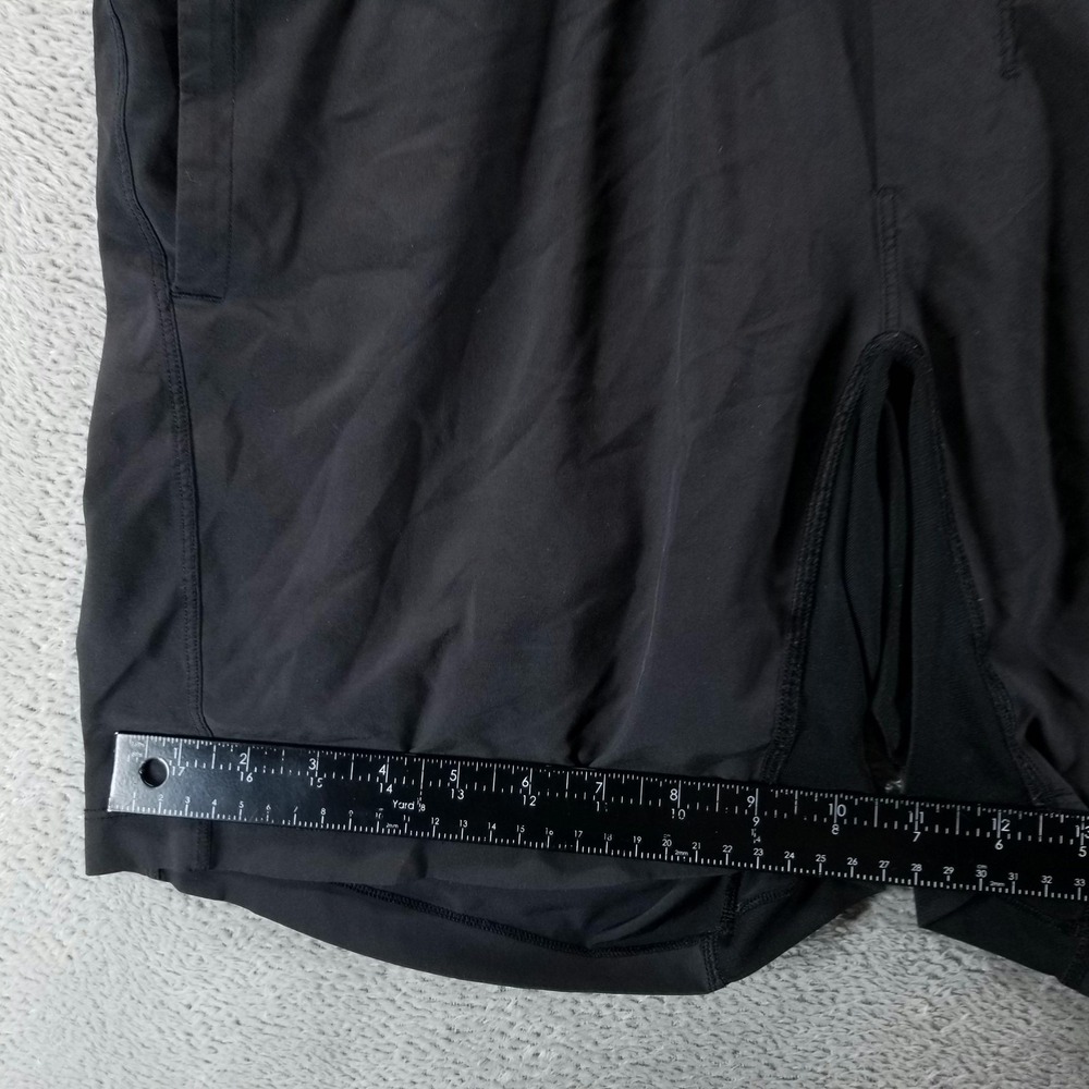 Lululemon Shorts Mens M Black T.H.E. Short Drawstring Pockets 7" Gym Training - Picture 10 of 11